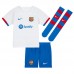 Barcelona Frenkie de Jong #21 Fußballbekleidung Auswärtstrikot Kinder 2023-24 Kurzarm (+ kurze hosen)